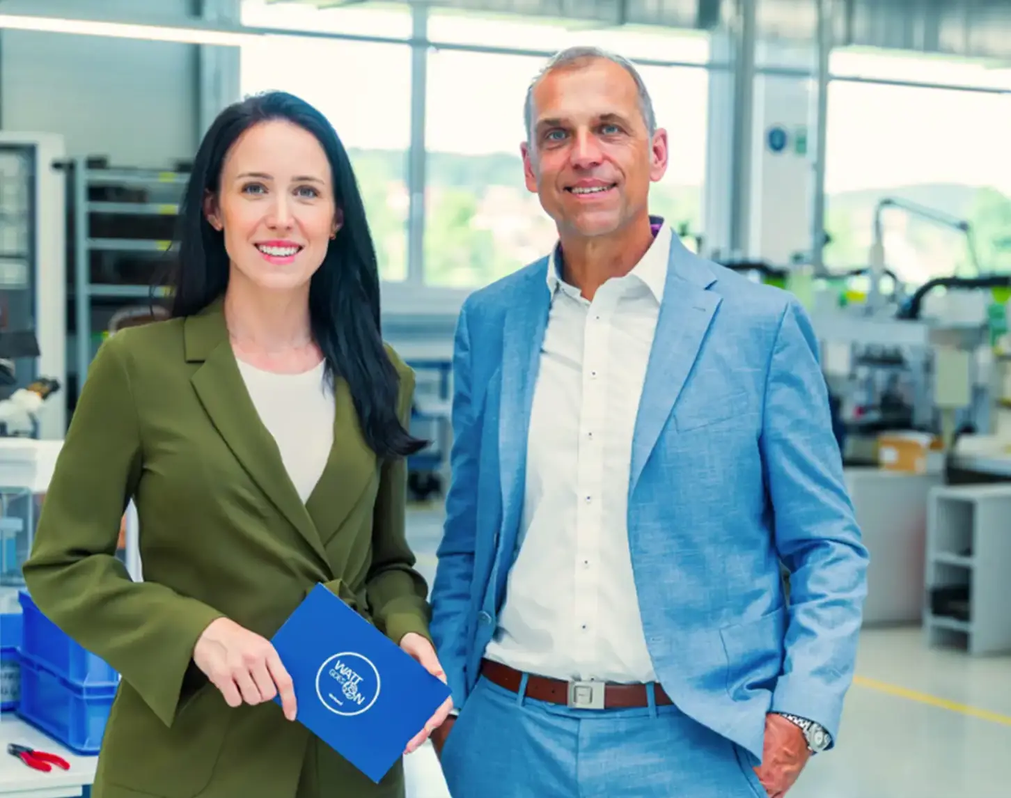 Kathrin Hanzl im Gespräch mit Jens Kuschel, General Manager der Miba Power Electronics Group.