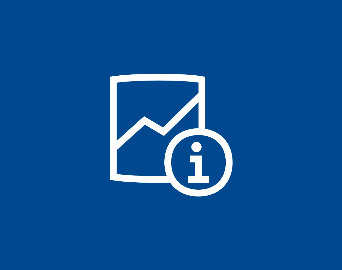 An icon representing a share short is located on a dark blue background.